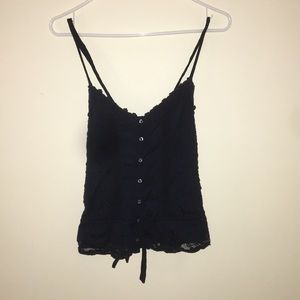 Hollister lace tank top